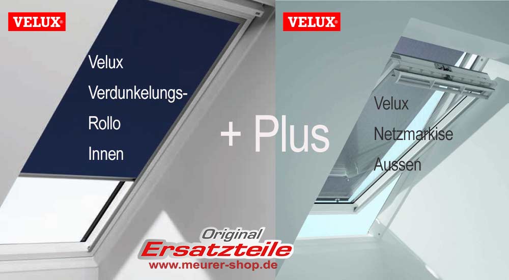 Vorteils-Set Velux Markise & SK06 / 606 / DKL / Verdunkelungsrollo 110 S08-DKU DOP S06