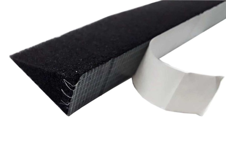 Braas Schaumstreifen schwarz selbst klebend keilfoermig