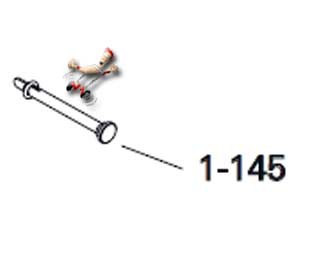 1-145 Klappbolzen für Flügelkonsole MA25 / MA 35 R6 K