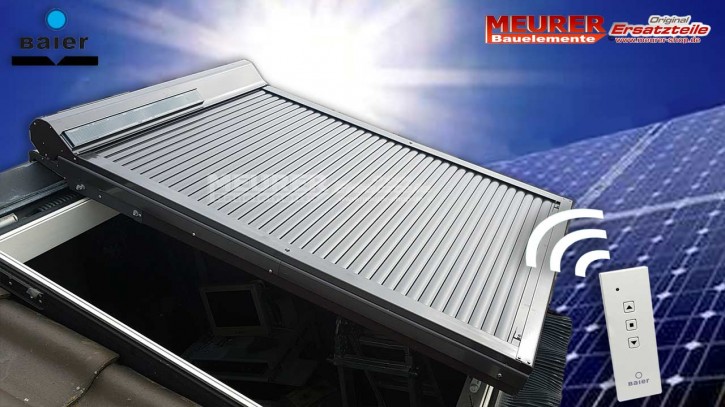 Solar Außenrollladen für BRAAS- /DELTA Dachfenster