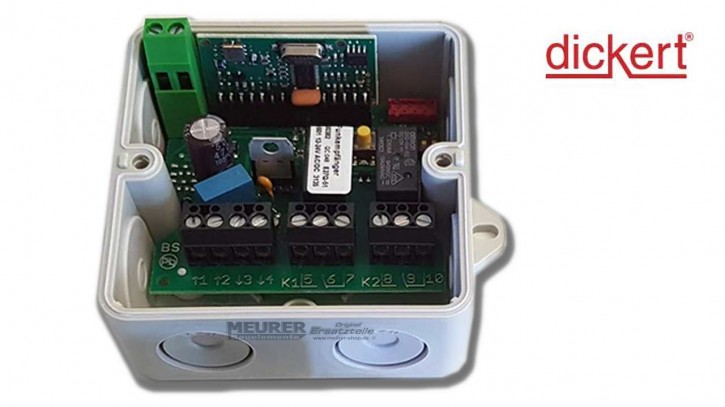 Universal Mini-Empfänger Dickert E27Q 2-Kanal 230V / 12-24Volt