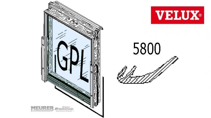 Velux Gleitdichtung Unten 5800 GPL Holzdachfenster