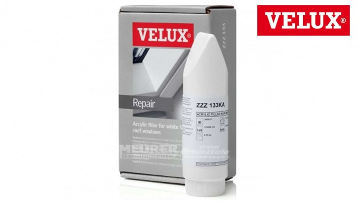 ZZZ 133 KA Acryl-Feinspachtel-Set für weiß lackierte VELUX Holzfenster