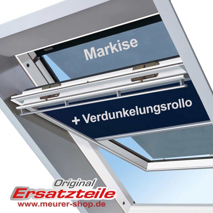 Vorteils-Set Velux Markise & Verdunkelungsrollo DOP 608 / S08 / SK08