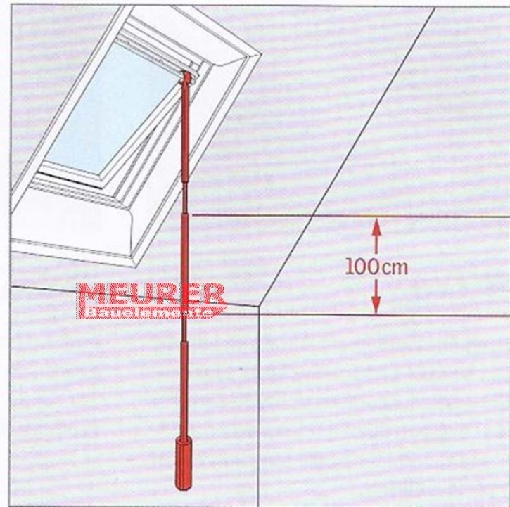 ZCT 100 Velux Verlängerung für Teleskop Bedienungsstange