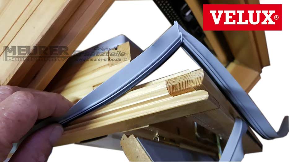 Velux passende Dichtung Holzfenster Dachfenster Dachflächenfensterdichtung  Schwarz kaufen bei