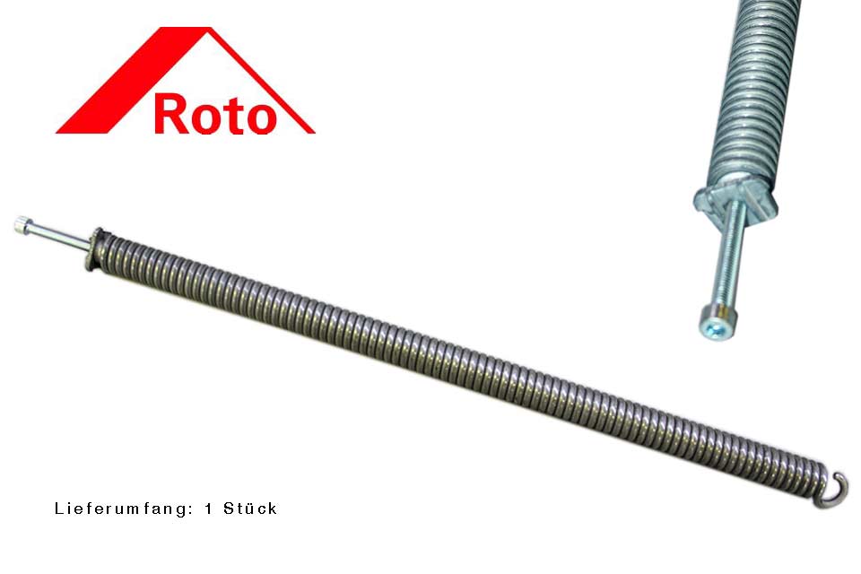 Gasdruckfeder mit 490 N für Roto Dachfenster 735 & R7 K/H-333934