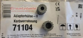 Adapterhülse, Kunststoffverzahnung Marantec