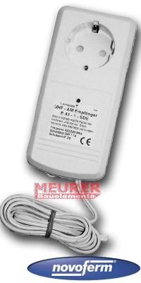 Novoferm Universal Steckdosen Empfänger 1-Kanal  433 MHz E433-ST