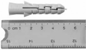 Schraube mit Dübel Sechskant 8 x 50