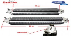 Nr. 8 Federpakete 3-Fach Siebau / Novoferm