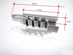 Zahnriemenschloß Novoport Metallklemme Anschluss Stück