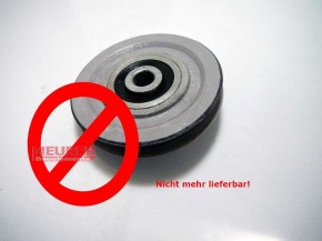 Umlenkrolle schwarz für Polynorm/Finishdoors Garagentor