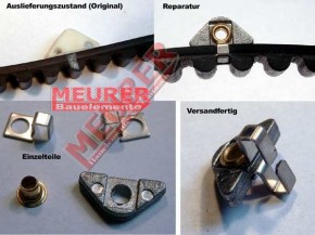 Schaltnocke Marantec, Schiene mit Zahnriemen