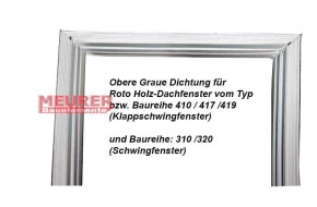 310 bis 320 Dachfenster "OBEN" Baujahr 1988-94