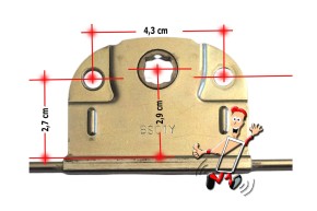 Velux Getriebe, unten für GPL u. GPU ab BJ. 2000