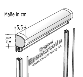 Original Velux Insekten Rollo für Dachfenster, strapazierfähiges transparentes Glasfasergewebe, weiße Schienen aus Aluminium