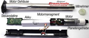 Solar Rollladen Akku, Motor, Velux Ersatzteil-Kitt ab Bj. 2012